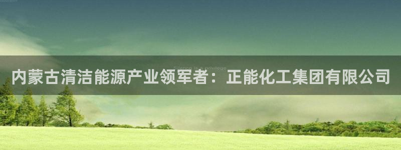 球盟会官方客服：内蒙古清洁能源产业领军者：正能化工集团有限公
